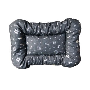 Poduszka dla psa Szara antypoślizgowa wodoodporna 60x40 cm